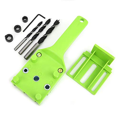 Woodworking Doweling Jig Kit | 6mm 8mm 10mm Drill Guide for Perimeter & Flat Planes | 8 Pcs Hand - Held Drill Tool with Adjustable Baffle 0-50mm | ABS Plastic & Metal Sleeve Woodworking Doweling Jig Kit | 6mm 8mm 10mm Drill Guide for Perimeter & Flat Planes | 8 Pcs Hand - Held Drill Tool with Adjustable Baffle 0-50mm | ABS Plastic & Metal Sleeve von ZYLARUM
