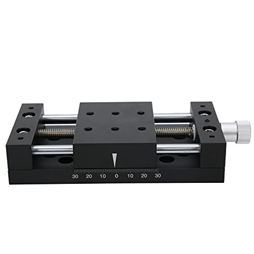 X - Axes Linear Stage SP80A - DB60 | Manual Twist Fine - Tune Platform Sliding Table | Aluminum Alloy for Optical Equipment/Measuring Devices/Semiconductor | 60mm Stroke, 20kg X - Axes Linear Stage SP80A - DB60 | Manual Twist Fine - Tune Platform Sliding Table | Aluminum Alloy for Optical Equipment/Measuring Devices/Semiconductor | 60mm Stroke, 20kg von ZYLARUM