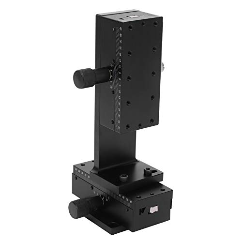 XZ Axis Manual Trimming Platform | 40x90mm Dovetail Sliding Stage with Fine - Tune Gear | 49N High Load for Microscopes/Optical Instruments/Measuring Devices XZ Axis Manual Trimming Platform | 40x90mm Dovetail Sliding Stage with Fine - Tune Gear | 49N High Load for Microscopes/Optical Instruments/Measuring Devices von ZYLARUM