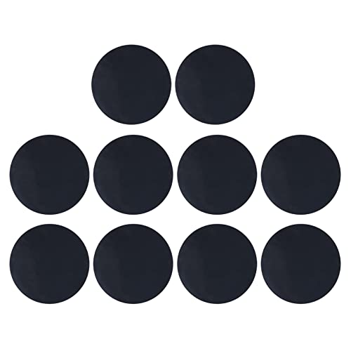 ZYLARUM 10Pcs Round BBQ Grill Mats | PTFE Non Stick & Heat Tolerant | Reusable Cooking Mats for Grilling/Frying/Baking | Dishwasher Safe & Sustainable von ZYLARUM