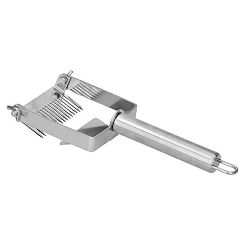 ZYLARUM 17 Tines Honey Uncapping Tool | Adjustable Stainless Steel Beekeeping Implement for Wax Removal/Varroa Inspection | Bee Colony Scraper Shovel with Hanging Hole von ZYLARUM