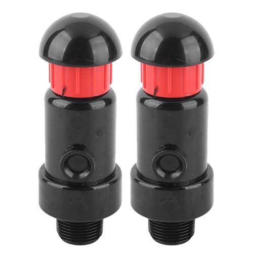 ZYLARUM 2PCS Automatisches Entlüftungsventil G3 / 4 | Bewässerung Entlüftungsablösungsventil | Kein manuelles Handling erforderlich | Wirksame Versiegelung für Gartenbau/Gewächshäuser von ZYLARUM