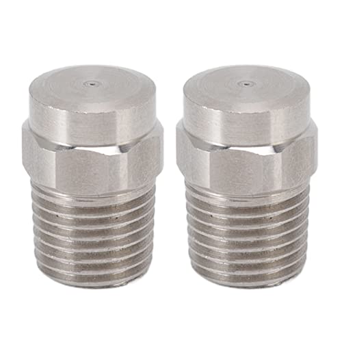 ZYLARUM 2PCS Stainless Steel Misting Nozzle | G1 / 4 Male Thread Flat Head Atomization Sprayer | for Garden Watering/Cooling/Particle Control | 304 Stainless Steel, Compact & Sturdy ZYLARUM 2PCS Stainless Steel Misting Nozzle | G1 / 4 Male Thread Flat Head Atomization Sprayer | for Garden Watering/Cooling/Particle Control | 304 Stainless Steel, Compact & Sturdy von ZYLARUM