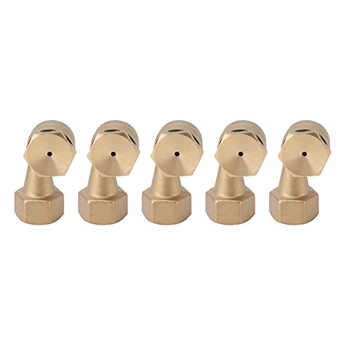 ZYLARUM 5pcs G1 / 2in Messing Deck Jet -Düsen | Starke und sichere Wasserscape Fountain Düsen | Automatische Sprühdüse für Garten/Teich/Hotel | Stabiles Schutzdesign ZYLARUM 5pcs G1 / 2in Messing Deck Jet -Düsen | Starke und sichere Wasserscape Fountain Düsen | Automatische Sprühdüse für Garten/Teich/Hotel | Stabiles Schutzdesign von ZYLARUM