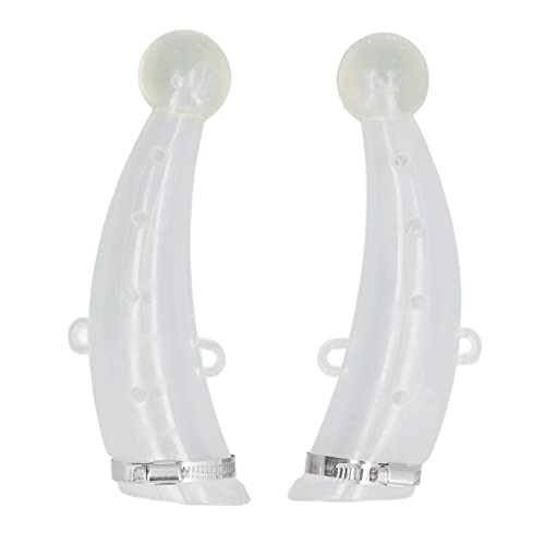 ZYLARUM Cattle Horn Protector | Heat Tolerant Composite | Easy Fit Comfortable for Aggressive/Farm Cattle | Pair with Fasteners Included von ZYLARUM