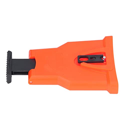ZYLARUM Chainsaw Sharpener | Strong Plastic Shell for Extended Use | Portable Saw Sharpener for Outdoor Woodworking/Tree Cutting | Lightweight 365g with Whetstone (Orange) von ZYLARUM