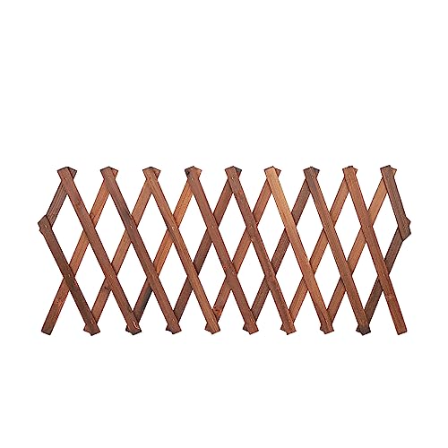 ZYLARUM Expandable Plant Trellis | Adjustable Pine Climbing Lattice for Gardens | 180x25cm Extensible Fence Support for Vines/Flowers/Vegetables | Organic Wood Privacy Screen von ZYLARUM