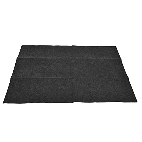 ZYLARUM Flame Retardant BBQ Floor Mat | Oil - Proof & Secure Grip Barbecue Mat for Outdoor/Camping/Hiking | PET + PE Composite, Reusable & Washable | 1 Pack (127 * 91CM Straight Angle) von ZYLARUM
