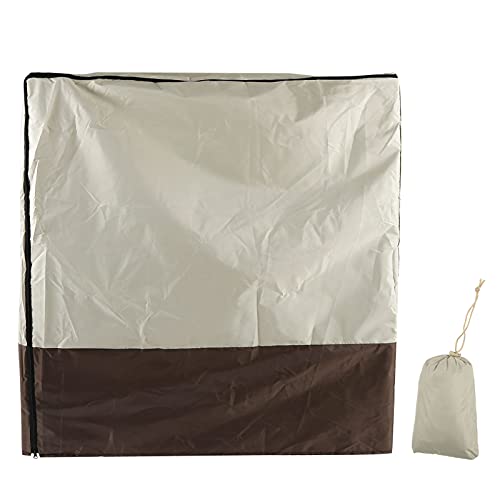 ZYLARUM Folding Bed Cover Particleproof Weatherproof | 210D Oxford Fabric for Indoor/Outdoor Use | Shelter Cover for Pool Chairs/Folding Beds/Garden Furniture | Tear & Climate (102 * 33 * 104cm) von ZYLARUM