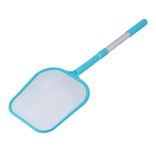 ZYLARUM Leaf Skimmer Net for Pool | Sturdy Fine Mesh with Telescopic Pole | Swimming Pool Maintenance Tool for Leaves/Debris/Spa | Long - Lasting Aluminum & Plastic Construction von ZYLARUM