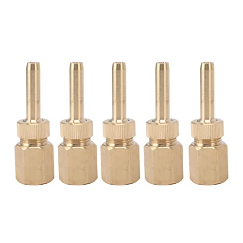 ZYLARUM Messingbrunnendüse 5pcs | G1 / 2in innerer Thread -Direktinjektion | Sicheres Wasserspray -Sprinklerkopf für Pool/Garten/Deck | Hohe Stärke und Oxidationsprävention von ZYLARUM