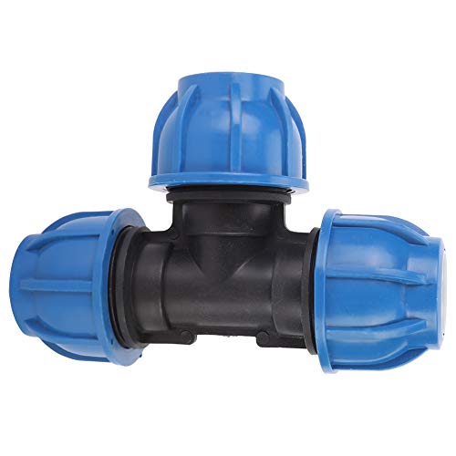 ZYLARUM PE Plastic Water Pipe Fitting 32mm Tee Connector | Protected for PPR/PE/PVC Pipes | Reduces Pressure Loss & Water Consumption for Efficient Flow von ZYLARUM