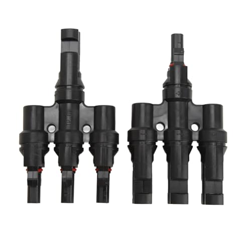 ZYLARUM PV Solar Branch Connector 1 to 3 | IP67 for Parallel Connection | High Current Solar Panel T Connector/PV Array Module von ZYLARUM