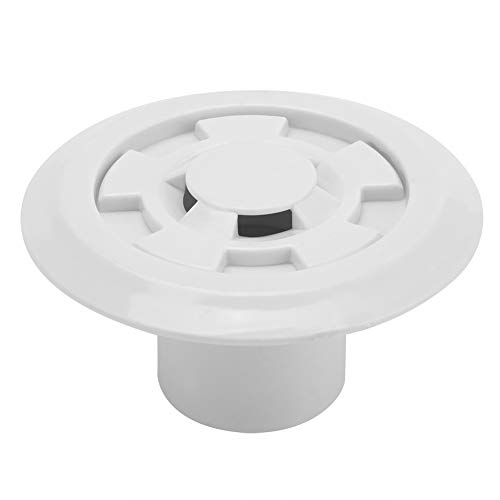 ZYLARUM Pool Water Overflow Outlet Drain | ABS Sturdy Discharge Accessory | Replacement for Swimming/Spa/Massage Pools | 4.13in Diameter von ZYLARUM