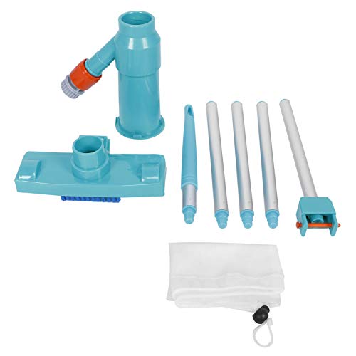 ZYLARUM Portable Pool Vacuum Cleaner Head | ABS Swimming Pool Cleaner for Hot Tubs/Ponds/Fountains | 5 Tubes + Mesh Bag & Tools | 470g Lightweight Suction Head ZYLARUM Portable Pool Vacuum Cleaner Head | ABS Swimming Pool Cleaner for Hot Tubs/Ponds/Fountains | 5 Tubes + Mesh Bag & Tools | 470g Lightweight Suction Head von ZYLARUM