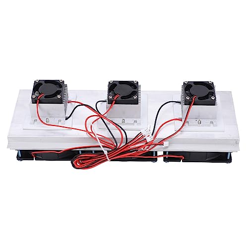 ZYLARUM Semiconductor Cooling System | 180W Peltier Refrigeration Kit with 3 Fans | 126W Cooling Capacity for Electronics/Research/DIY Projects | 12V DC Steady Performance ZYLARUM Semiconductor Cooling System | 180W Peltier Refrigeration Kit with 3 Fans | 126W Cooling Capacity for Electronics/Research/DIY Projects | 12V DC Steady Performance von ZYLARUM