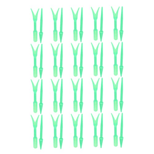 ZYLARUM Small Planting Tool Set of 20 | Sturdy & Portable Seedling Remover for Vegetable Planting/Home Garden | Comfortable Grip, Rustproof PP Material | Easy to Use Transplanting Tool (Green) von ZYLARUM