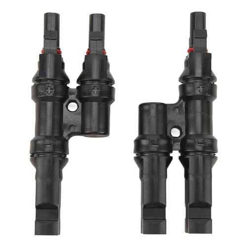 ZYLARUM Solar Branch Connectors 3 Way T Type | IP67 Weatherproof for Parallel Connection Between Solar Panels | 1 to 2 Connector Replacement for Solar Systems von ZYLARUM