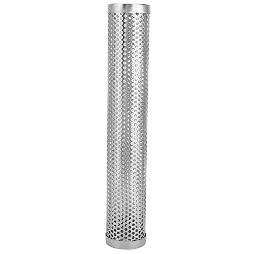 ZYLARUM Stainless Steel BBQ Smoker Tube | 12 Inch Portable Smoke Generator for Electric/Gas/Charcoal Grills | Hexagonal & Round Design with 304 Grade Material (Round) von ZYLARUM