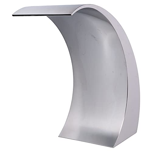 ZYLARUM Stainless Steel Pool Waterfall Fountain | DN50 Female Thread for Easy Installation | Curved Arc Hook Design for Even Water Flow | Spa/Garden/Landscape Decor ZYLARUM Stainless Steel Pool Waterfall Fountain | DN50 Female Thread for Easy Installation | Curved Arc Hook Design for Even Water Flow | Spa/Garden/Landscape Decor von ZYLARUM