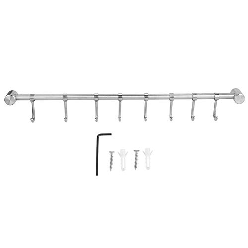ZYLARUM Stainless Steel Wall Hooks | 304 Grade Protective Coat & Towel Rack | Space Saving Hanger for Kitchen/Bathroom/Garage | Brushed Metallic Appearance, Simple Install von ZYLARUM
