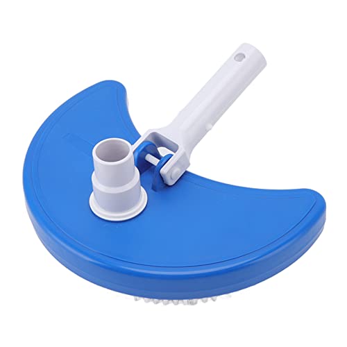 ZYLARUM Sturdy Pool Vacuum Head | Half Moon Suction Head for In - Ground/Above Ground Pools | Long - Lasting Swimming Pool Maintenance Tool with Built - in Brush von ZYLARUM