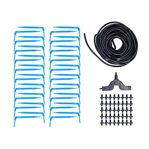 ZYLARUM Tropfbewässerungskit 15m | Wassersparender Gartenschlauch für Blumentöpfe/Topfpflanzen/Sämlinge | 40 Dripper mit Flusskontrolle | Greenhouse & Home -Garten -Accessoire ZYLARUM Tropfbewässerungskit 15m | Wassersparender Gartenschlauch für Blumentöpfe/Topfpflanzen/Sämlinge | 40 Dripper mit Flusskontrolle | Greenhouse & Home -Garten -Accessoire von ZYLARUM
