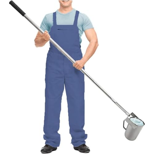 Teleskop-Wasserprobenentnahme-Schöpflöffel, 304 Edelstahl-Pendelbecher-Probeentnahme-Schöpflöffel 500 ml/1000 ml Wasserprobenentnahmestange Probeentnahmestange,500ml-1.43-6m/4.7ft-19.7ft von ZYLDDS
