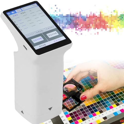 ZYLDDS Digitales Farbmessgerät, handlicher Farbanalysator mit 3,5-Zoll-IPS-Farb-Touchscreen, 8-mm-Blende zum Beschichten von Keramik, Kunststoff, Farbe, Metallverarbeitung, Steinfarbmessung von ZYLDDS