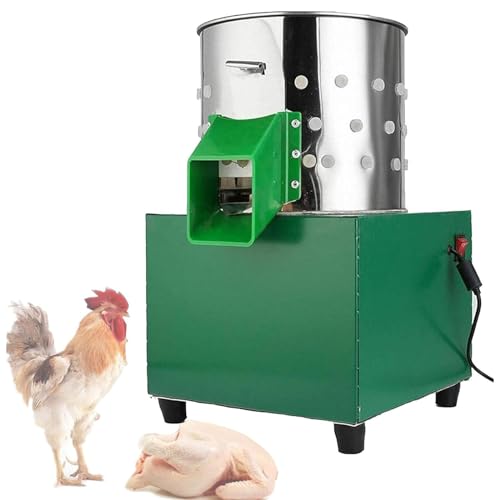ZYLDDS Edelstahl-Hühnerzupfer, Entferner für Vögel, Robustes Zubehör, Bauernhof, schnelle Federentfernungs-Geflügelmaschine von ZYLDDS