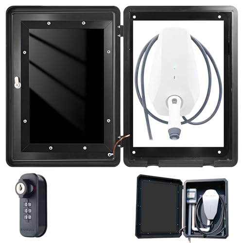Universal EV Wandladestation abschließbare Box mit digitalem Schloss, Regenschutz UV-Schutz - Robuste Wallbox Abdeckung, perfekten Wetterschutz der Wallbox Ladestation, 50 * 70 * 25CM Universal EV Wandladestation abschließbare Box mit digitalem Schloss, Regenschutz UV-Schutz - Robuste Wallbox Abdeckung, perfekten Wetterschutz der Wallbox Ladestation, 50 * 70 * 25CM von ZYLEDW