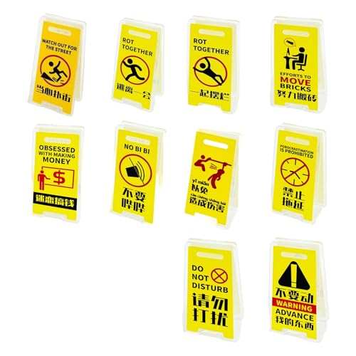 10 x Acryl-Notizhalter, Clip, Papier-Ordner, Lebensmitteltasche, Scrapbooking, für Schule, Büro, Schreibtisch-Zubehör von ZYMIADOU