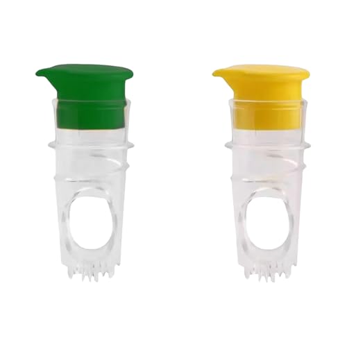 2-teiliges stabiles Zitronenpressen-Set, ergonomisches Design, Handpresse, Entsafter zum einfachen Auspressen von Zitrusfrüchten 2-teiliges stabiles Zitronenpressen-Set, ergonomisches Design, Handpresse, Entsafter zum einfachen Auspressen von Zitrusfrüchten von ZYMIADOU