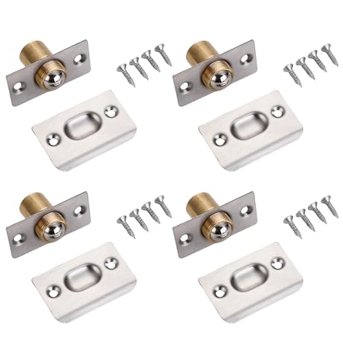 4 Stück Schranktürkugelschnäpper Hardware verstellbare Magnetriegel Ersatz französische Türschnäpper für Speisekammer Schrank Schrank 4 Stück Schranktürkugelschnäpper Hardware verstellbare Magnetriegel Ersatz französische Türschnäpper für Speisekammer Schrank Schrank von ZYMIADOU