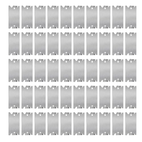 50 Stück Stahlnägel, Nagelschutz mit spitzen Zinken zum Schutz von Sanitär- und Verdrahtungsnägeln mit scharf spitzen Zinken von ZYMIADOU