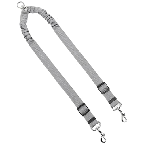 Doppelkopf-Hundeleine für 2 Haustiere, strapazierfähiges Nylon-Wanderseil mit sicheren Metallverschlüssen, ergonomische Leine für Outdoor-Hundeausführung Doppelkopf-Hundeleine für 2 Haustiere, strapazierfähiges Nylon-Wanderseil mit sicheren Metallverschlüssen, ergonomische Leine für Outdoor-Hundeausführung von ZYMIADOU