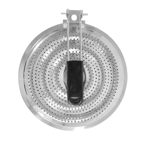 Edelstahl-Camping-Topfständer, Wärmeverteiler mit abnehmbarem Griff, sicher und stabil für Outdoor, Kochen, Rucksackreisen, Wandern, rostfreier Outdoor-Topflappen von ZYMIADOU