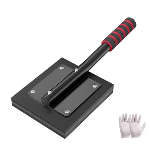 Ergonomischer Gummihammer, geeignet für präzise Bodenbeläge, hohe Haltbarkeit, keine Kratzflächen, Installationsausrüstung, professionelles Fliesenverlegehammer von ZYMIADOU