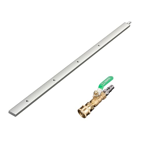 Fahrzeug-Spülwerkzeug mit erweiterter Reichweite, Kupfer-Schnellspannarmaturen, 450 PSI Druckkapazität und flachem Design, Hochdruck-Kühler-Spülwerkzeug von ZYMIADOU