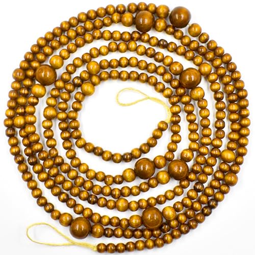 Holzperlenstränge für Feiertagsdekorationen, kreative Familien-Bastelprojekte und Party-Baumschmuck, kinderfreundliches Weihnachten Holzperlenstränge für Feiertagsdekorationen, kreative Familien-Bastelprojekte und Party-Baumschmuck, kinderfreundliches Weihnachten von ZYMIADOU