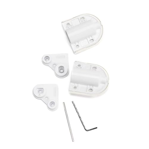 Klappbare Schrankscharniere aus ABS und Metall, verstellbar, robuste Scharniere, einfache Installation für Kommoden, unterstützt 4 bis 10 kg Gewicht, einfache Installation, Schrankscharnier von ZYMIADOU