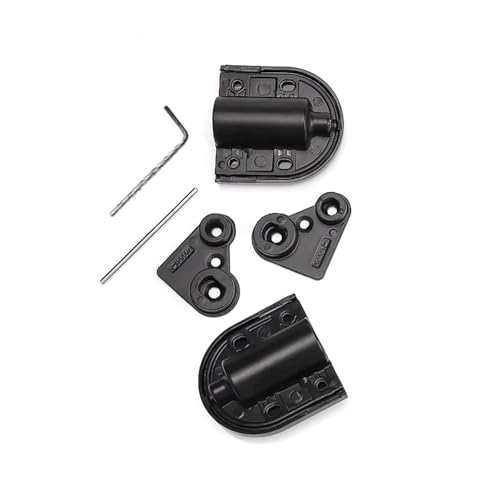 Klappbare Schrankscharniere aus ABS und Metall, verstellbar, robuste Scharniere, einfache Installation für Kommoden, unterstützt 4 bis 10 kg Gewicht, einfache Installation, Schrankscharnier von ZYMIADOU