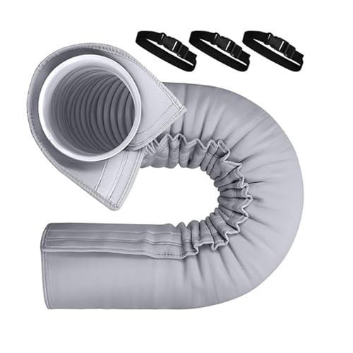 Klimaanlagen-Schlauchhülse, 3-lagige Isolierung, wiederverwendbares Design, einfache Installation, Isolierung für 12,7 cm 15 cm Durchmesser Abdeckung von ZYMIADOU