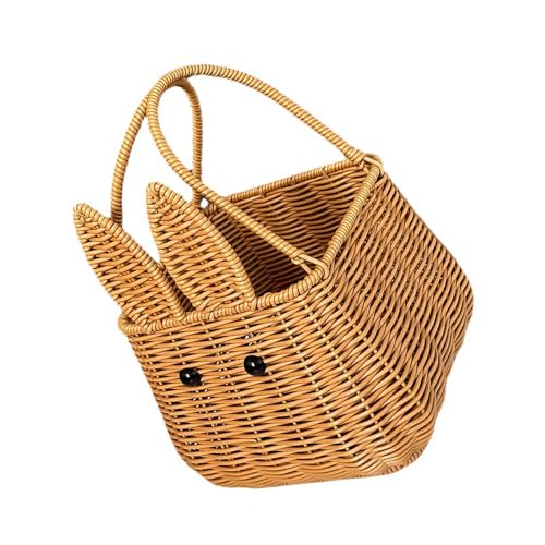 Modischer, stabiler Rattan-Picknickkorb, geeignet für Obst und Gemüse, Aufbewahrungslösung für den täglichen Gebrauch, Heimorganisationskorb Modischer, stabiler Rattan-Picknickkorb, geeignet für Obst und Gemüse, Aufbewahrungslösung für den täglichen Gebrauch, Heimorganisationskorb von ZYMIADOU