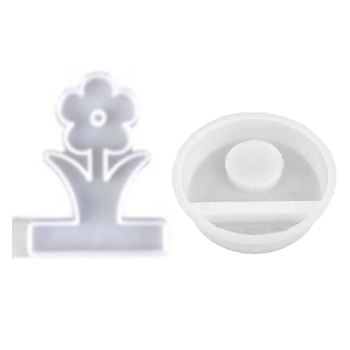 Pferde-Harz-Formen mit Sockel für die Herstellung von Halter, Teelichthalter, Gips, Ornamente, Raumdekorationen, Bastelzubehör von ZYMIADOU