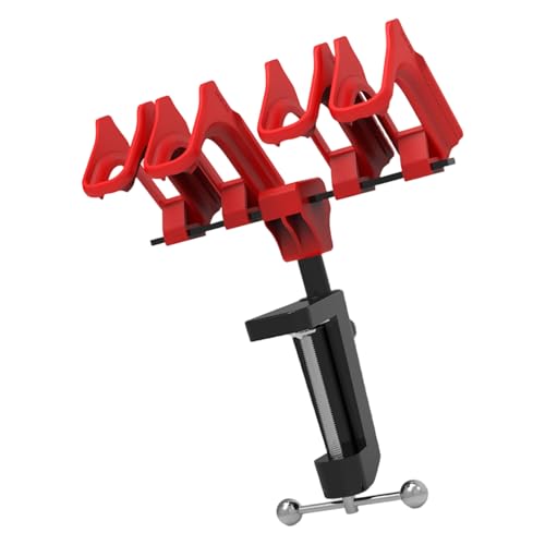 Quick Accesses Airbrush-Halter mit U-förmigem Haken und verstellbaren Klemmen für sichere Aufbewahrung von 4 Sprühgeräten Quick Accesses Airbrush-Halter mit U-förmigem Haken und verstellbaren Klemmen für sichere Aufbewahrung von 4 Sprühgeräten von ZYMIADOU