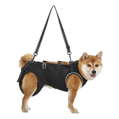 Reflektierendes Hundegeschirr für behinderte Haustiere mit verstellbarer Brust und Polsterung, verstellbare Gurte für Behinderte Reflektierendes Hundegeschirr für behinderte Haustiere mit verstellbarer Brust und Polsterung, verstellbare Gurte für Behinderte von ZYMIADOU