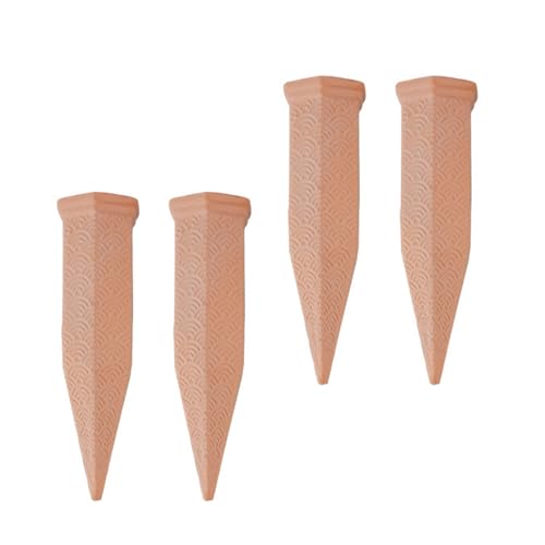 ZYMIADOU 4 Stück/Set Terrakotta-Bewässerungsspikes, automatische Pflanzenwassergeräte, kontinuierliche langsame Freigabe, Keramikspikes ZYMIADOU 4 Stück/Set Terrakotta-Bewässerungsspikes, automatische Pflanzenwassergeräte, kontinuierliche langsame Freigabe, Keramikspikes von ZYMIADOU