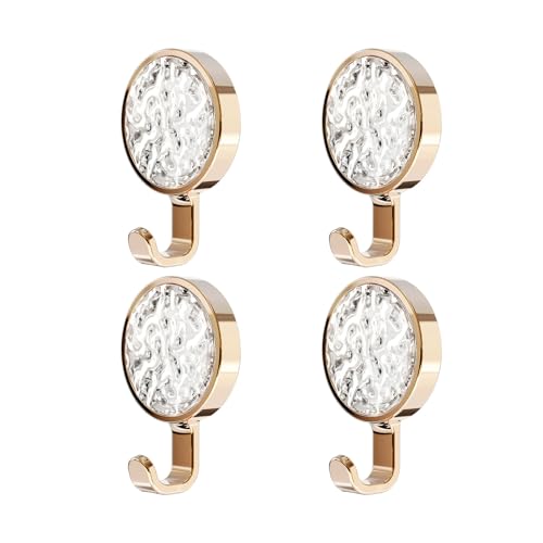 ZYMIADOU 4 x wasserdichte, rostfreie Badezimmer-Haken mit starker Haftung, für Büro, Zuhause, Badezimmer, Aufbewahrung, Schlafzimmer, zum Aufhängen von ZYMIADOU