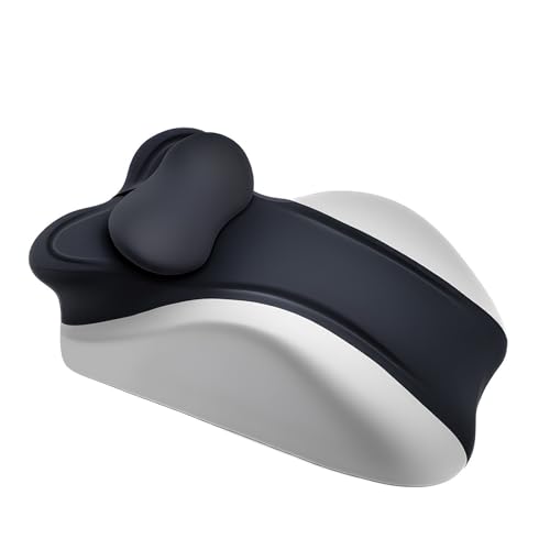 ZYMIADOU Ergonomisches Kissen aus Memory-Schaum für Seitenschläfer, Lesebett mit abnehmbarem Bezug, 4 Farben neigendes Kissen für Schläfer von ZYMIADOU